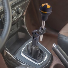 Car Aluminium Adjustable Height Lever Extension For Shift Knob Black W Adapter Car Aluminium Adjustable Height Lever Extension For Shift Knob Black W Adapter