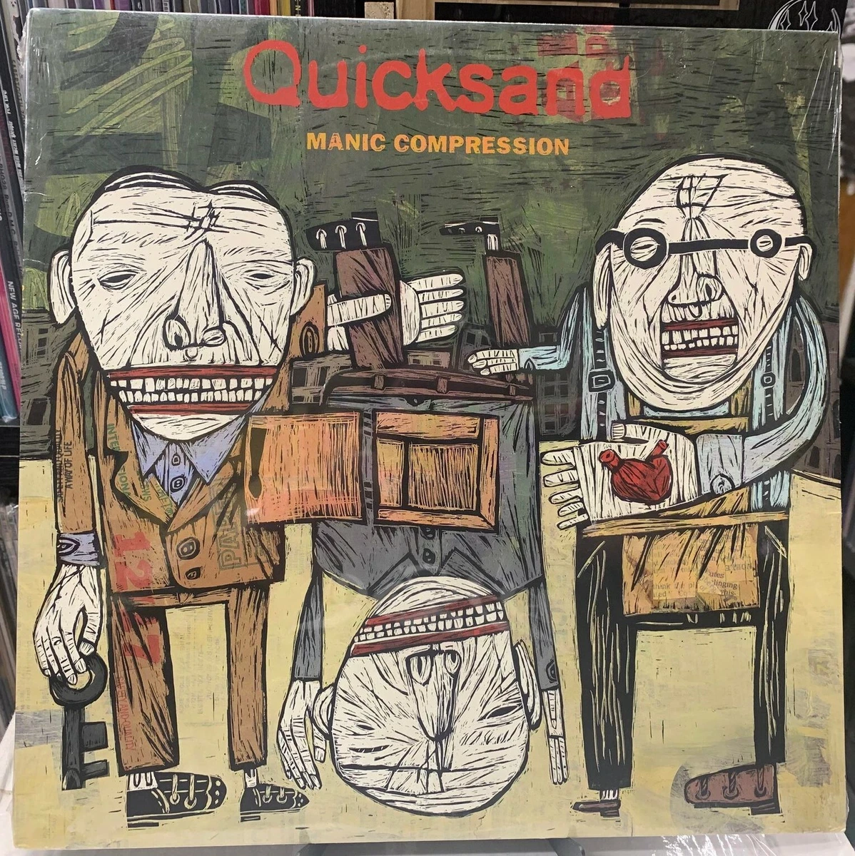 Quicksand - Manic Compression LP (White? Black? Vinyl) NEW SEALED OG Hardcore