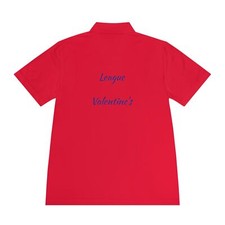 Men's Sport Polo Shirt League Valentine's .............Get The Plug   