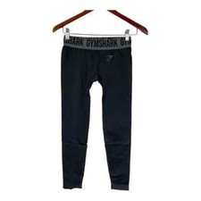 Gymshark Fit Seamless Legging Women's Small Black Nylon Stretch Low Rise Skinny