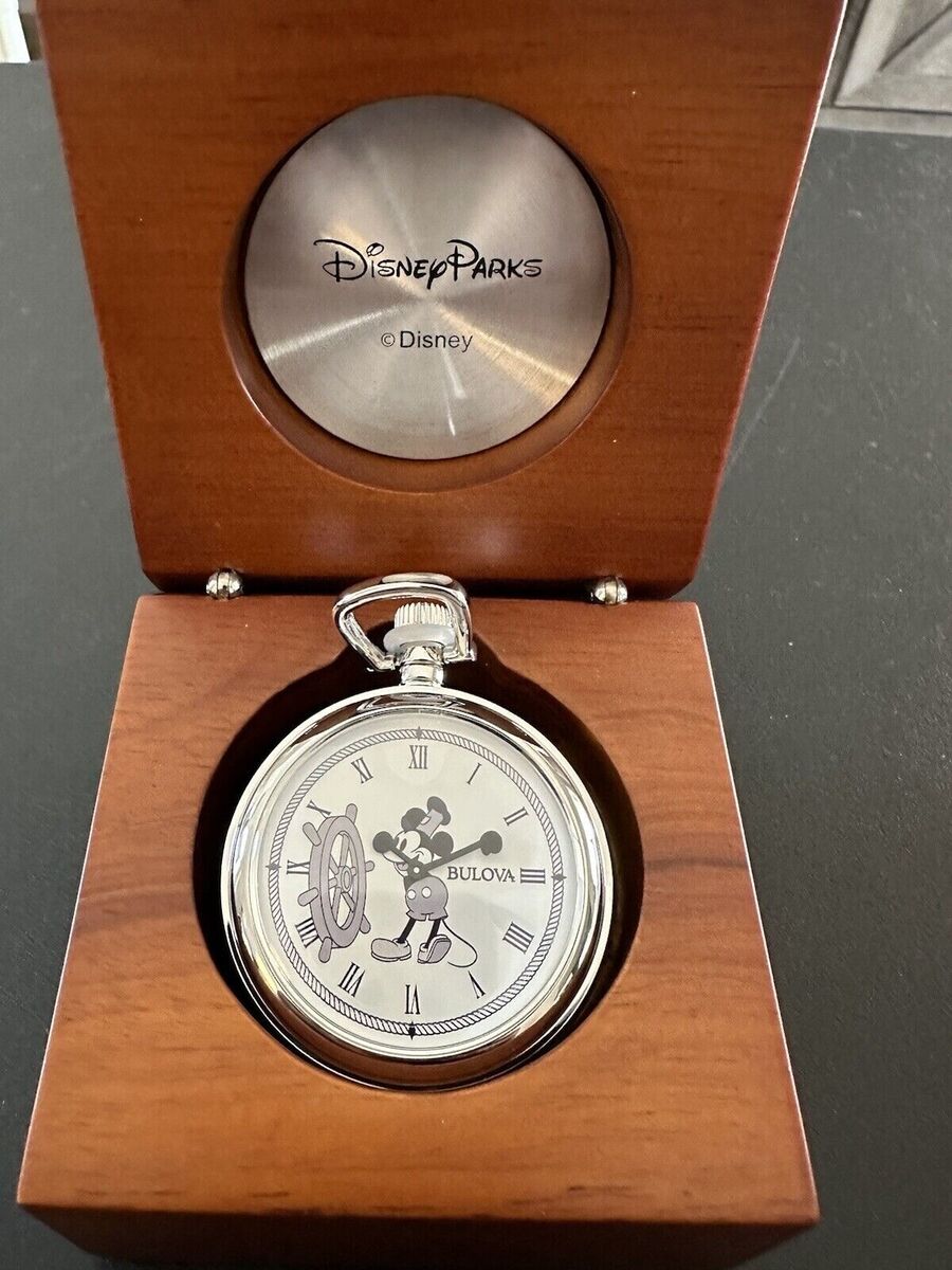 #1261 Mickey Mouse Pocket Watch 限定版 Disney Mickey Mouse Pocket Watch! New! Retired! | eBay