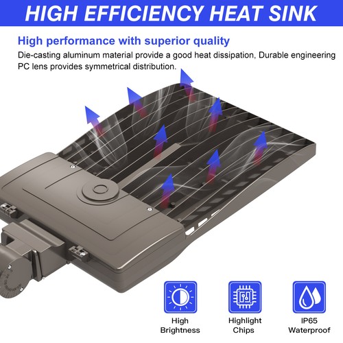 150W 200W 320W 5000K LED Street Parking Lot Light Fixture Shoebox Area Lighting - 第 6/20 張圖片