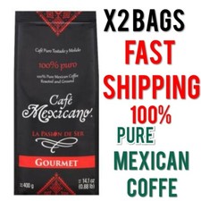 X2 Gourmet Cafe Mexicano Tostado/Molido Roasted/Ground 100 PURE MEXICAN COFFEE