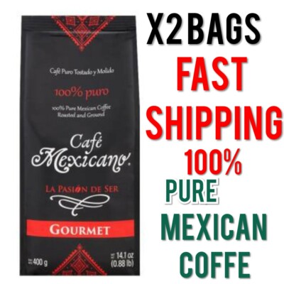 X2 Gourmet Cafe Mexicano Tostado/Molido Roasted/Ground 100% PURE