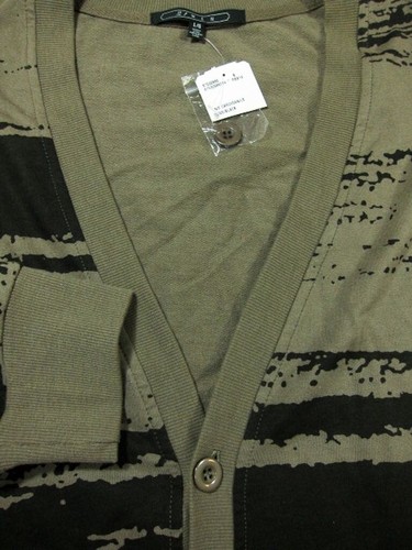 Black Camo Cardigan Sweater 