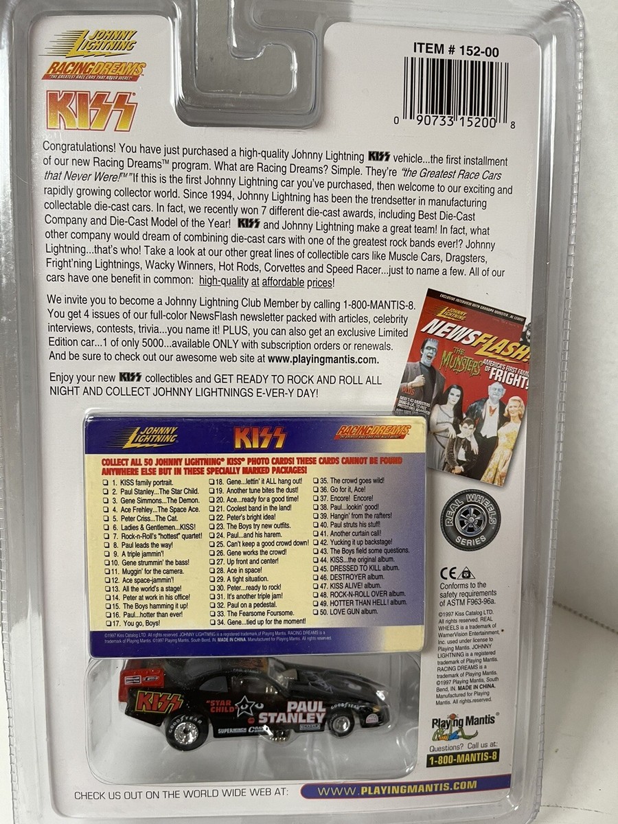 Johnny&#39;s - りる Johnny Lightning 1/64 KISS Funny Car #25 Paul Stanley | eBay