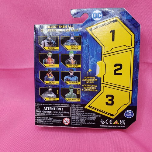 DC Comics Batman 4-Inch Action Figure Bat-Tech Batman 3 Mystery Accessories NEW - 第 6/8 張圖片