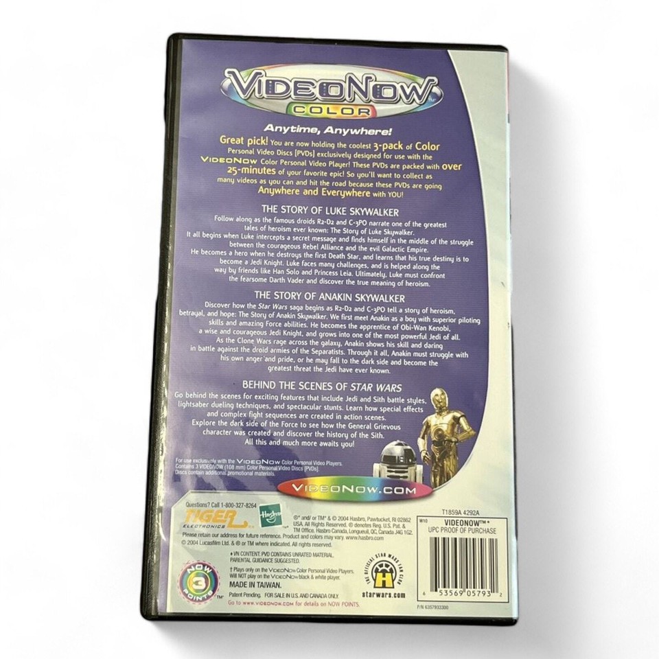 VideoNow Color The Story of Star Wars 3 Disc Pack - Preowned | eBay