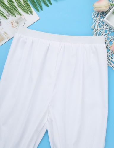 Kids Girls Victorian Pantaloons Lace Ruffle Bell-Bottoms Shorts Pumpkin Pants - Picture 7 of 16