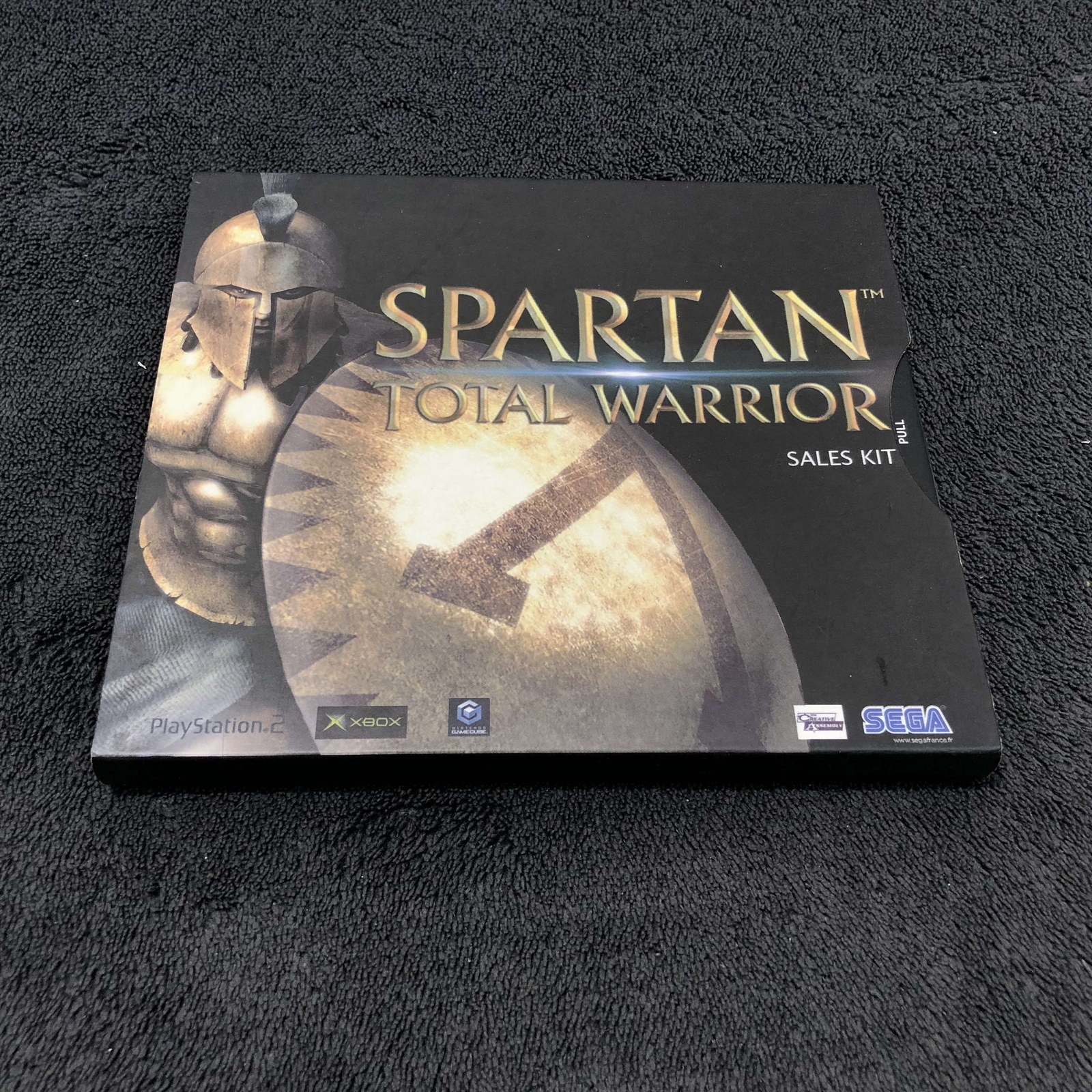 PS2 xBox Game Cube Spartan Total Warrior Sales Kit EUR Excellent état