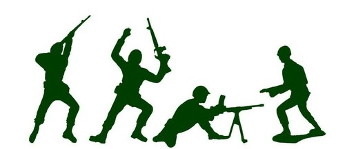 Calcomanía verde del ejército para hombres - Paquete de 4 - Pegatinas del ejército - Elige el número y tamaño del conjunto - Imagen 2 de 8
