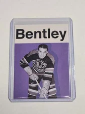 Max Bentley Artist Signed Hockey Art Card 1/10
