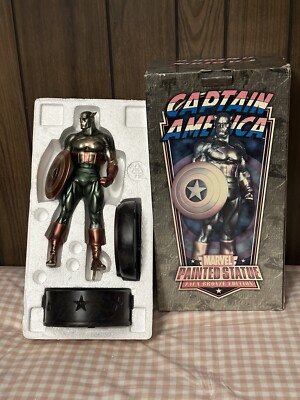 BOWEN DESIGNS CAPTAIN AMERICA STATUE FAUX BRONZE # 143/500
