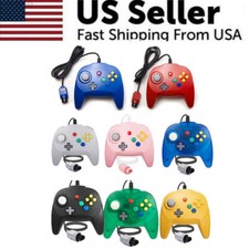 For Nintendo 64 Video Game Console Gamepad Joystick Joypad Wired Controller