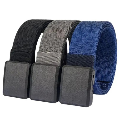 Cinturón táctico magnético de viaje al aire libre con hebilla magnética para hombre sin... - Imagen 14 de 30
