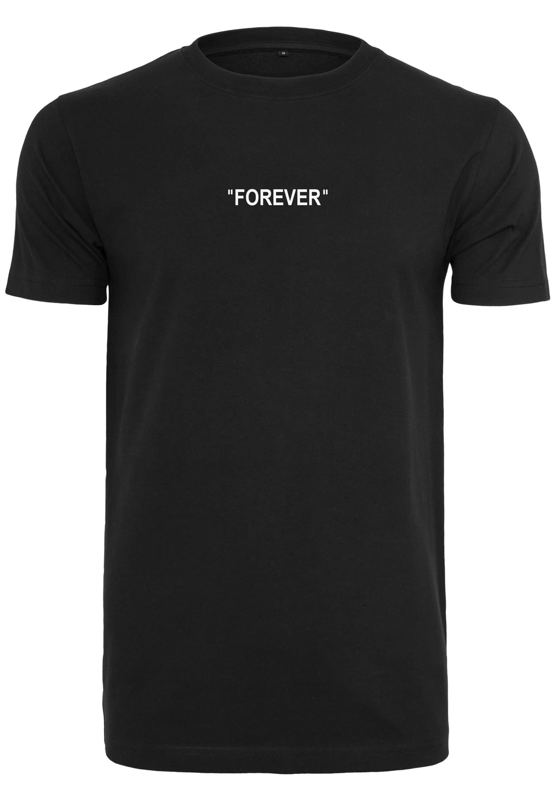 Mister Tee Forever T-Shirt Men Top Cotton Jersey Lettering Print
