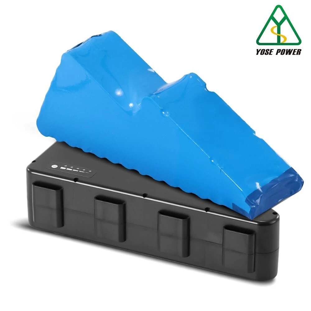 YOSE POWER 36V21Ah 777Wh E bike Li ion Battery Pack Black