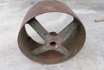 Cast Iron Flat Belt PULLEY 12'' x 6 1/4''  1 1/8'' Bore Hit Miss Engine Tractor