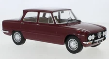 Model Car Group MCG 1:18 Scale Alfa Romeo Giulia Nuova Super Dark Red 1974
