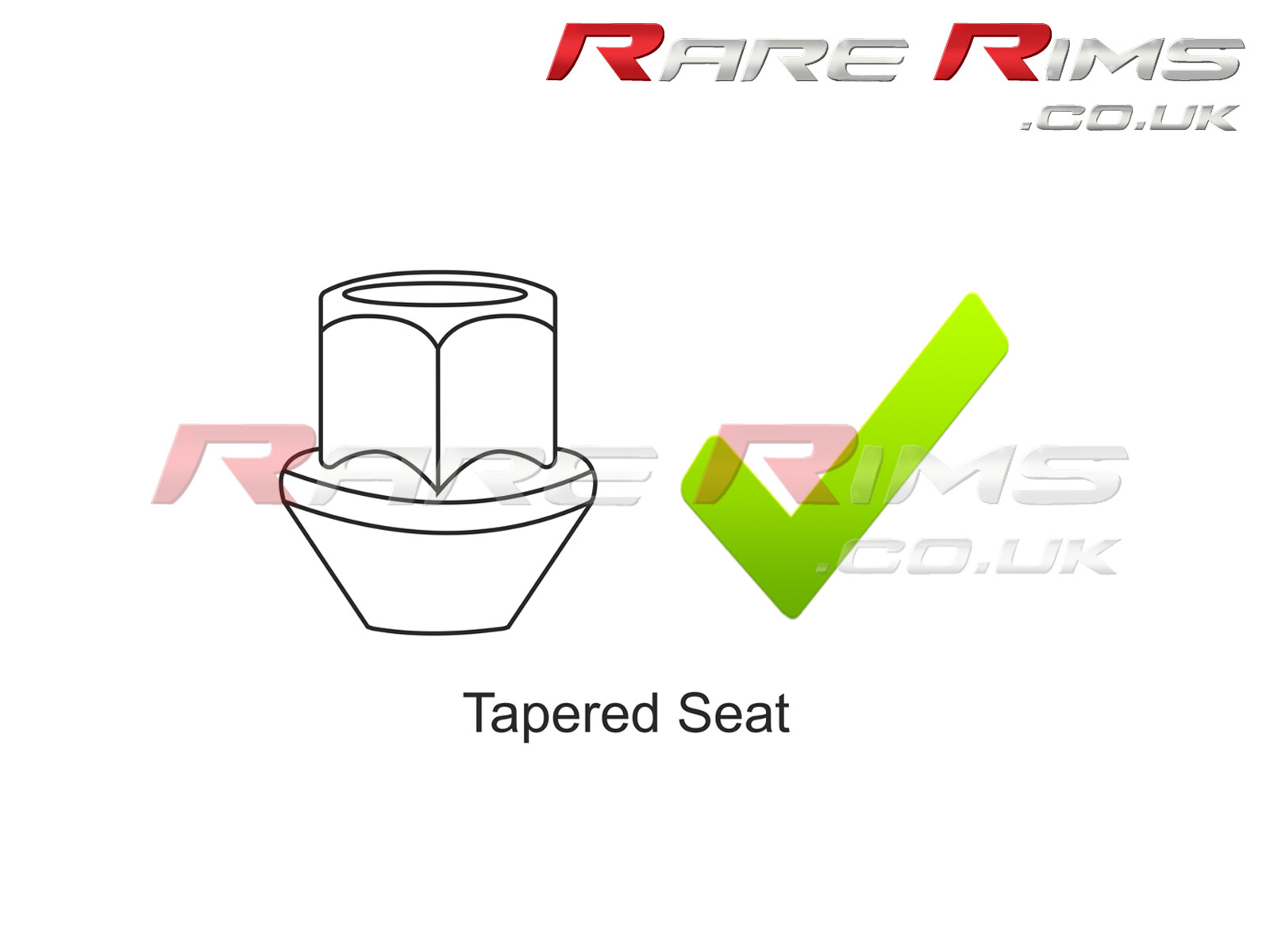 Chrome Locking Wheel Nuts x4 M12x1.5 Fits Ford Fiesta ST Zetec SI Focus