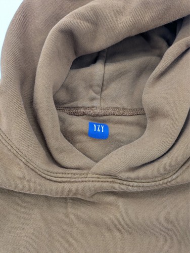 Yeezy YZY x Gap Kids Brown Hoodie Large Long-Sleeve Kanye West Pullover - Picture 10 of 15