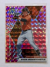 2021 Mosaic Ryan Mountcastle Pink Camo Prizm Rookie RC #245 Baltimore Orioles
