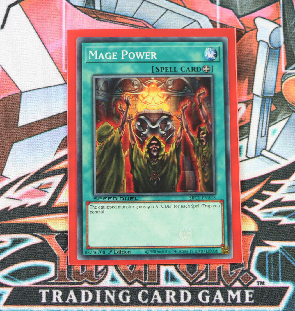 mage power yugioh card Yu-Gi-Oh! - (SDDL-EN024) - Structure Deck: Dragunity Legion - 1st Edition Mage Power - OP01-EN022 -