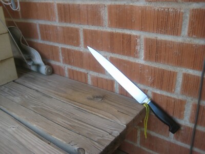 1980s Vintage 10'' Blade ** J. A. HENCKELS *** XL Carving Slicing Knife GERMANY