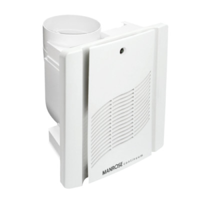 Manrose 4'' kontinuierlicher Radialventilator Luftfeuchtigkeit Timer Zugschnur Niederspannung 12V