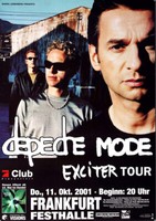 Depeche Mode - Exciter Tour, Frankfurt 2001 | Konzertplakat | Poster