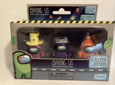 AMONG US EJECTED EDITION 3 PACK SET OF 3 FIGURES