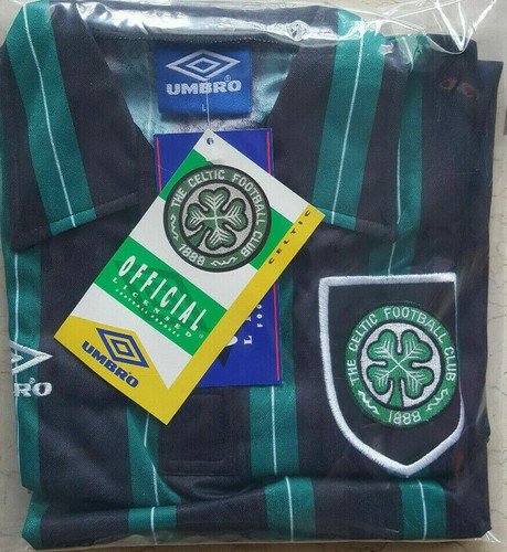 maglia Celtic football club vintage umbro 1992-93 home jersey retro scottish S - Foto 2 di 11