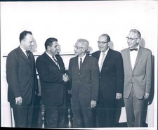 1962 Photo Thomas Carroll Reverend Director Theodore Mann Mahoney People Men