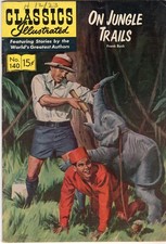Gilberton Comics Classics Illustrated On Jungle Trails Book #140 HRN 140