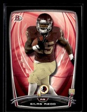 2014 Bowman #71 Silas Redd Rookies Black Rookie Card Washington Redskins. rookie card picture