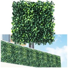 Grass Wall Panels,12Pcs 10"x 10" Artificial Boxwood Panels for Indoor Outdoor...