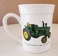 John Deere Coffee Mug Cup Moline, ILL Model A Tractor Licensed Gibson