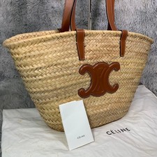 Celine Triomphe Canvas Tote Bag Shoulder A4 B...
