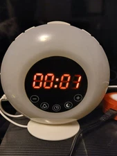 Home Sunrise Digital LED Alarm Clock – 6 Color Light Modes 