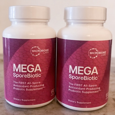 Mega SporeBiotic Probiotic 2-Pack | High Potency for Microbiome Health brand new