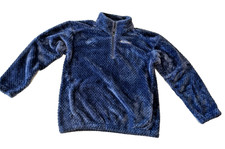 Columbia Kids Unisex Sherpa Pullover, Blue, XL Soft Warm Outdoor Pouch Pocket