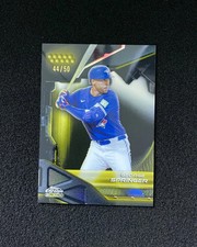 2026 Topps Chrome Black Gold #125 George Springer 44/50 Toronto Blue Jays QI95