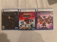 NEW PS5 Game Lot – Callisto Protocol + Sonic X Shadow + Dragon Age