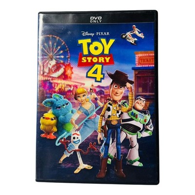 Toy Story 1, 2, 3, and 4 DVD Lot Disney Pixar Complete Set 2 Disc
