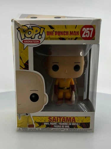 Funko POP! Animation One Punch Man Saitama #257 Vinyl Figure DAMAGED BOX