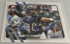 2021 Topps Update Series Baseball Elias Diaz Colorado Rockies base card #US281