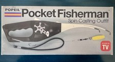 The POPEIL POCKET FISHERMAN Spin Casting Outfit Portable Combo Reel Lure Manual 