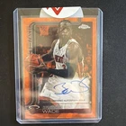 2025-26 Topps Chrome Sapphire Dwyane Wade Auto Orange Refractor 21/25 Sealed