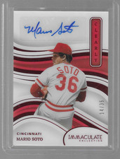 2023 Panini Immaculate Mario Soto 14/35 AUTOGRAPH