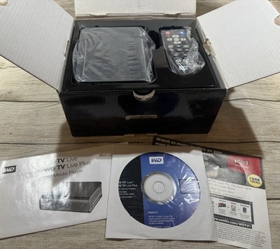 Western Digital WD TV Live Plus HD Media Player Streamer HDMI 1080P w/Box TubX
